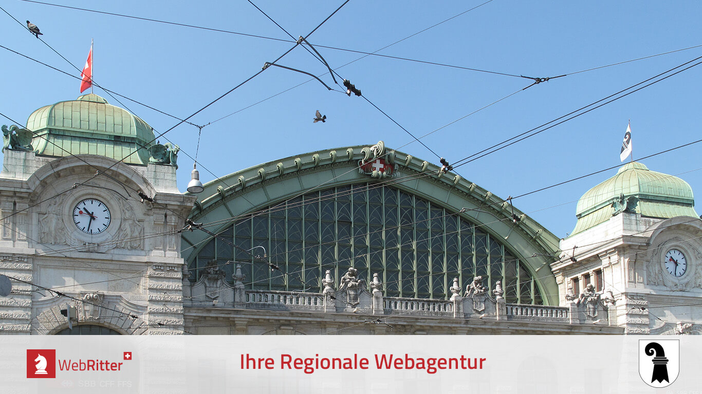 WebRitter Regionale Webdesign Agentur in Basel Stadt